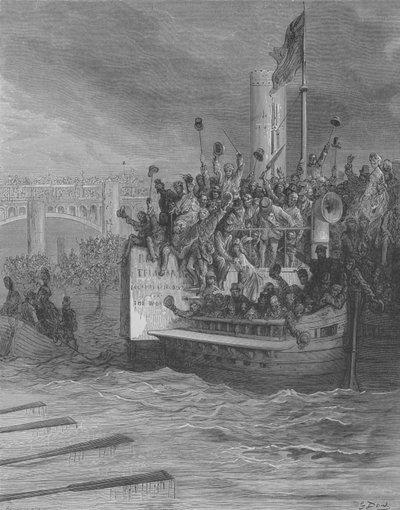 Regate, La Lotta da Gustave after Dore